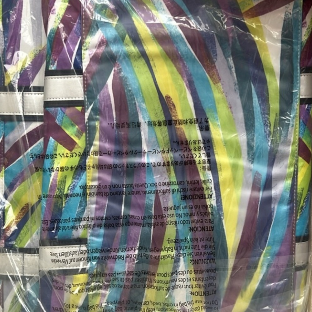 Lug Rover XL Carry-All Tote 🖌️🏳️🌈Brushstrokes Multi - Picture 7 of 8